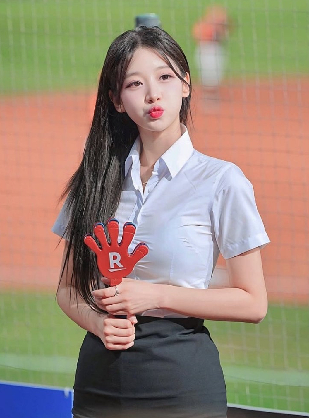 우수한 치어리더